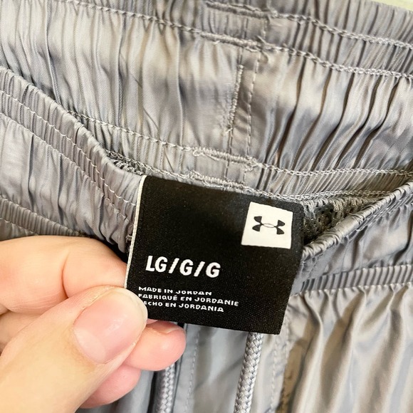 Under Armour Women's Grey Drawstring Activewear Hi Rise Athletic Sweatpants L - Picture 5 of 9